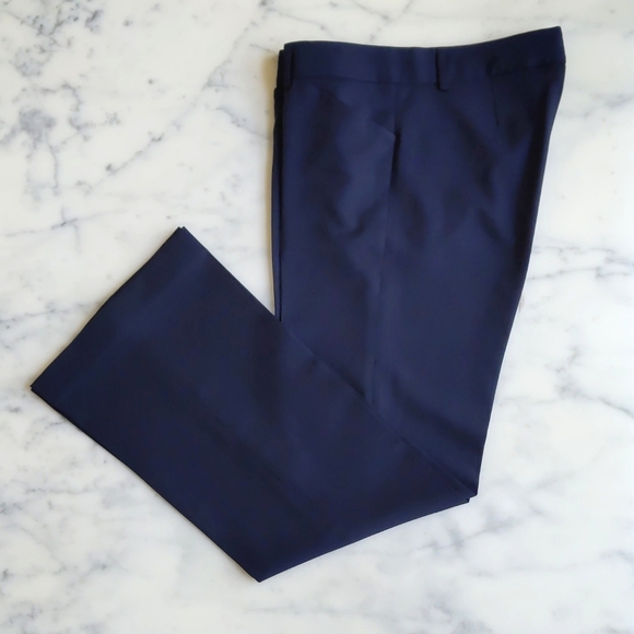 NWOT. Express Stretch Wool/Spandex High Rise Flare Leg Dress Pant. - Picture 1 of 8